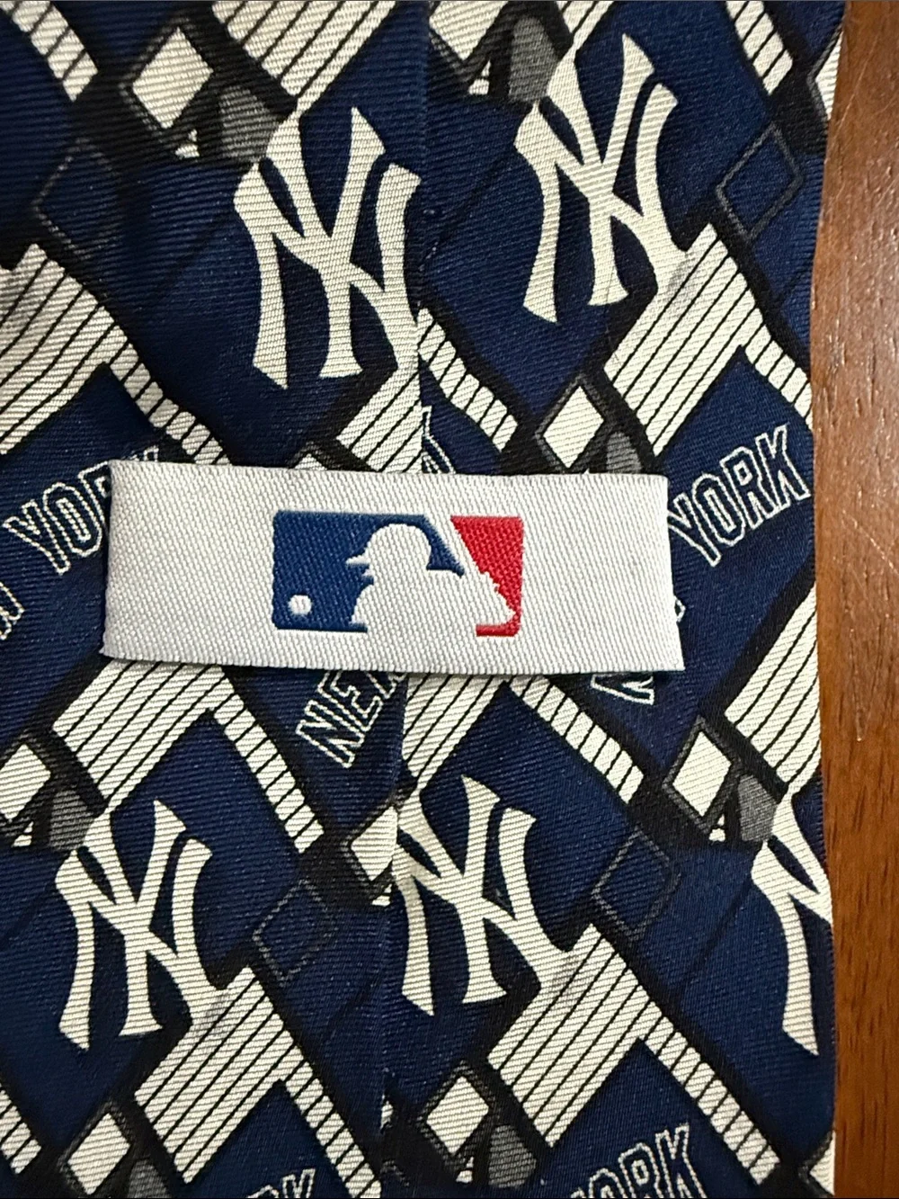 MLB Ralph Marlin Blue Set of 3 New York Yankees Baseball Ties